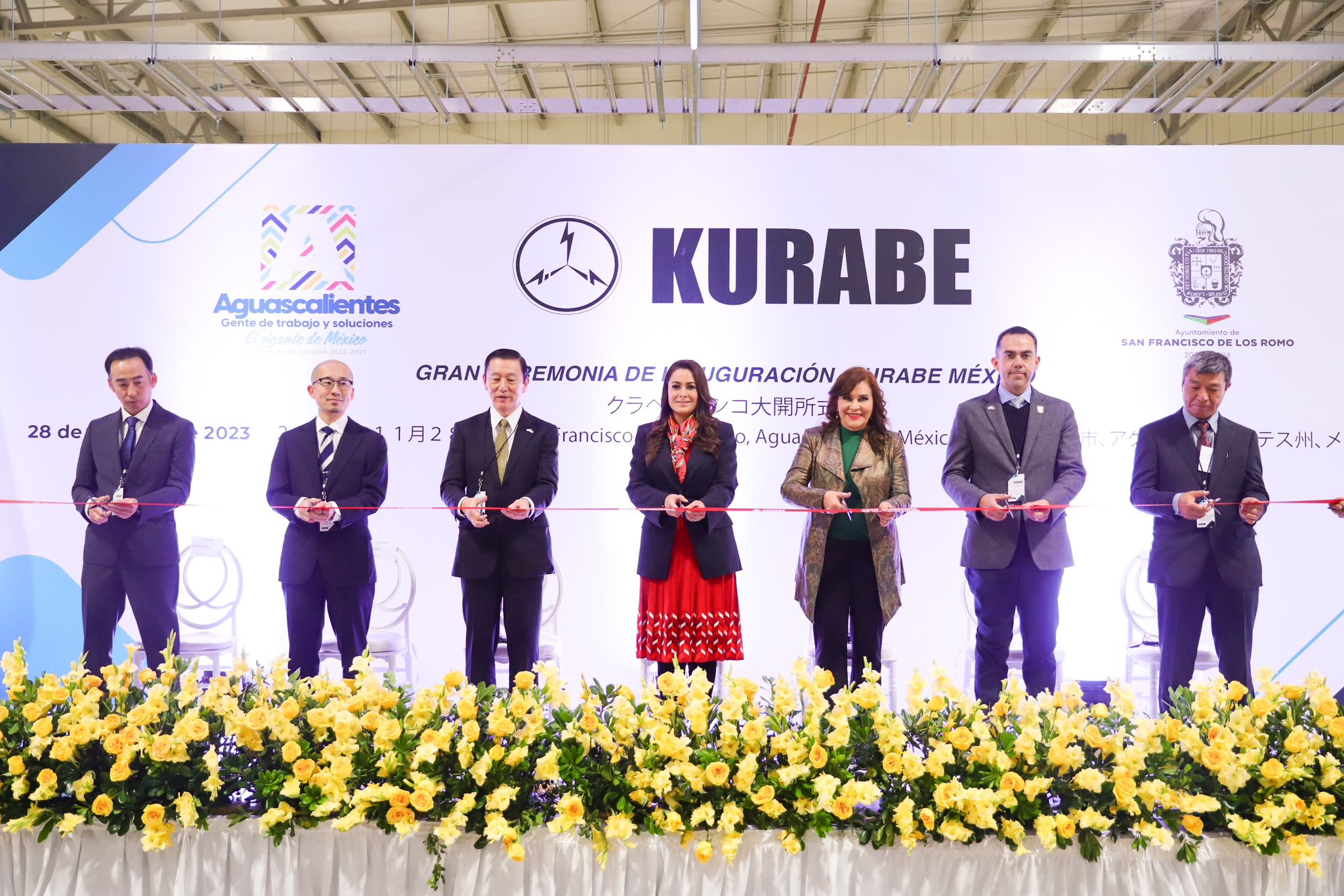 Kurabe inaugura primera planta en México-1
